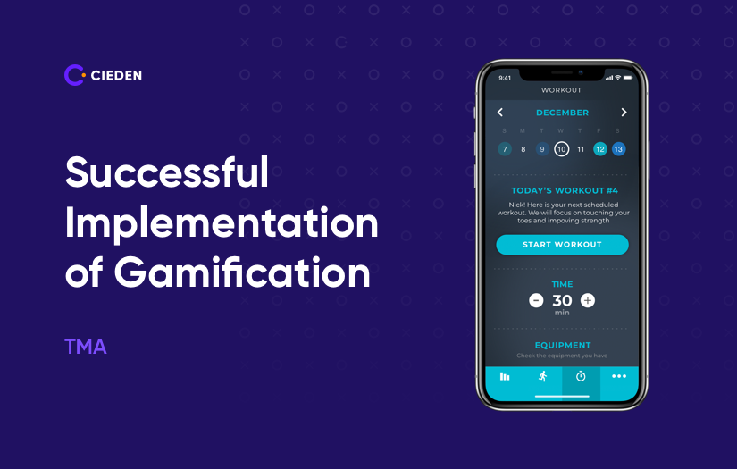 Fitness app screenshot 1